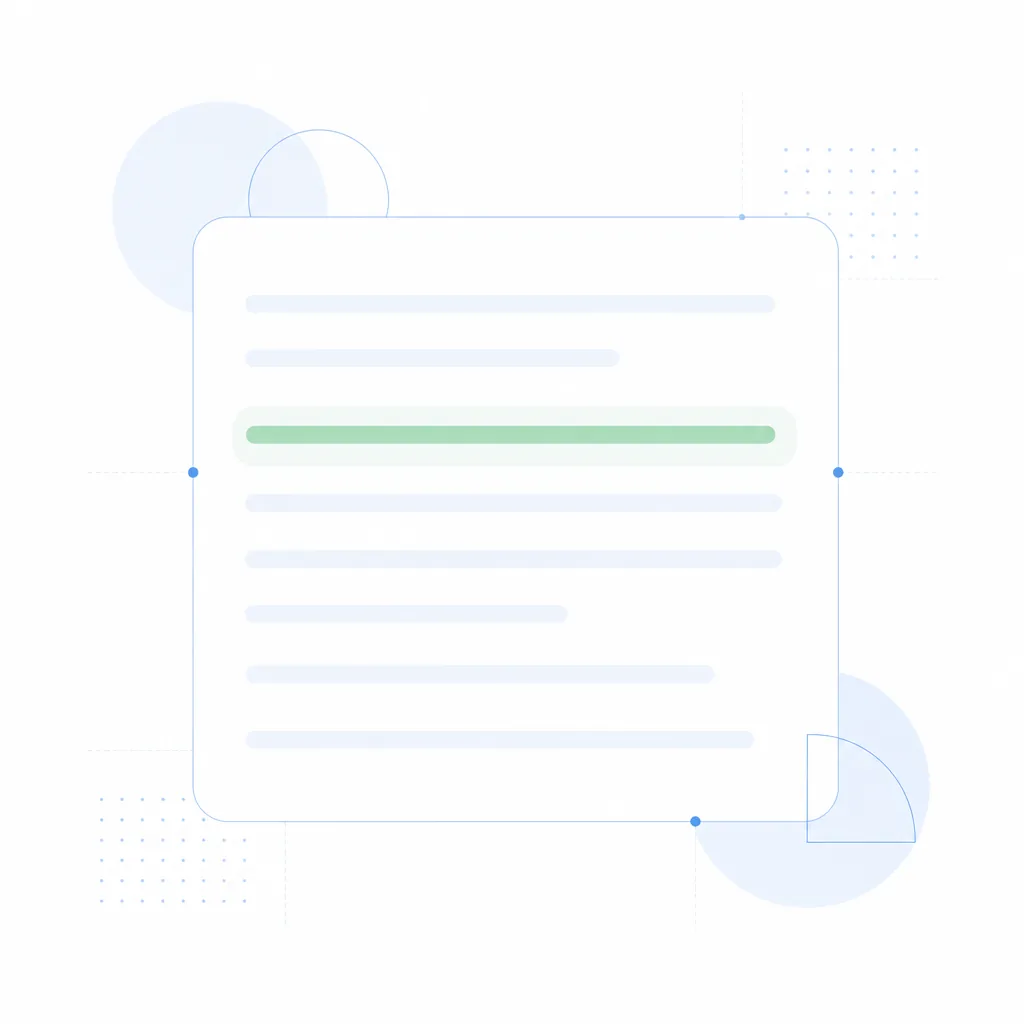 A bright composition of a plain-language medication card with soft green highlights on a white background